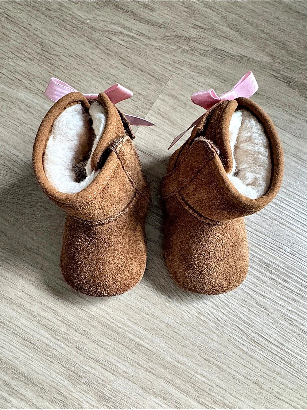 UGG Jesse II Bow Baby Boots Brown Baby 0/1 Like New